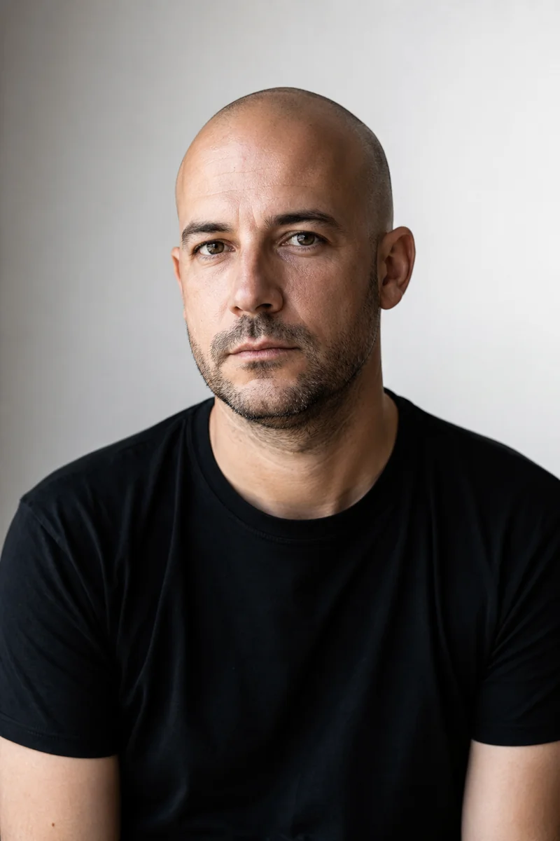 Retrato de Óscar Palau, facilitación de mesas en AI Murra